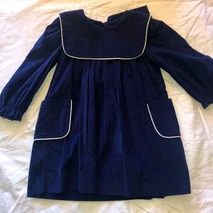True corduroy dress Navy